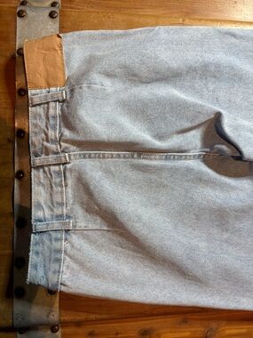 SHEIN Light Wash Blue Wide Leg Jeans